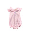 A Pink Short Sleeve Rompers from The Beaufort Bonnet Company in size 6-12M for girl. (Front View)