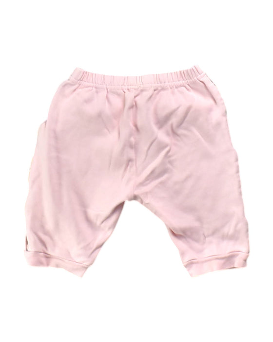 A Pink Sweatpants from Burberry in size 3-6M for girl. (Back View)