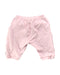 A Pink Sweatpants from Burberry in size 3-6M for girl. (Back View)