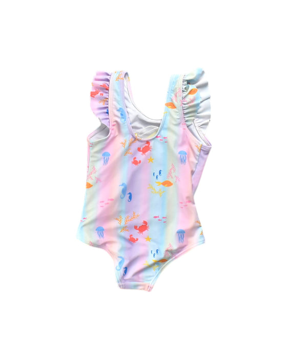 A Multicolour Swimsuits from Elly in size 2T for girl. (Back View)