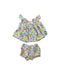 A Multicolour Shorts Sets from Jacadi in size 3-6M for girl. (Front View)