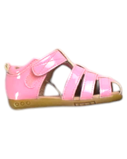 A Pink Sandals from Seed in size 3-6M for girl. (Front View)