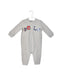 A Grey Long Sleeve Jumpsuits from Ralph Lauren in size 3-6M for boy. (Front View)