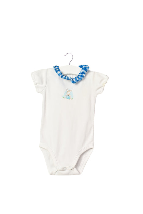 White Jacadi Baby Bodysuit 3M at Retykle Singapore