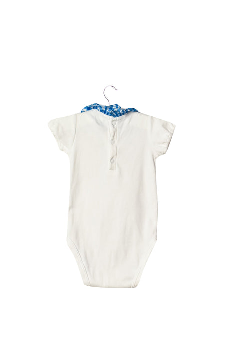 White Jacadi Baby Bodysuit 3M at Retykle Singapore