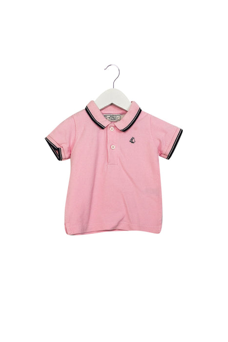 Petit Bateau Short Sleeve Polo 6-12M