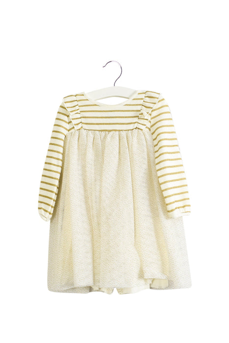 Petit Bateau Long Sleeve Dress 12-18M