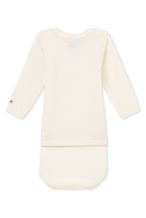 Ivory Petit Bateau Bodysuit 12M at Retykle Singapore