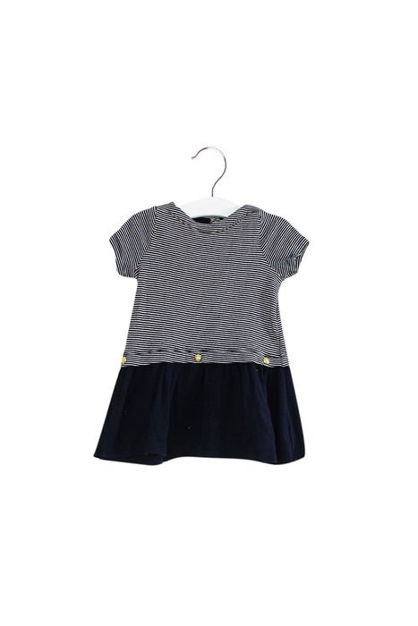 Petit Bateau Short Sleeve Dress 6-12M