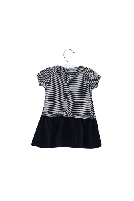 Petit Bateau Short Sleeve Dress 6-12M