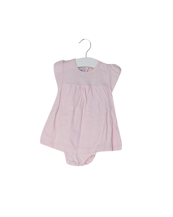 Petit Bateau Short Sleeve Romper Dress 12M