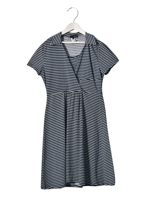 Blue Dote Short Sleeve Dress M at Retykle Singapore