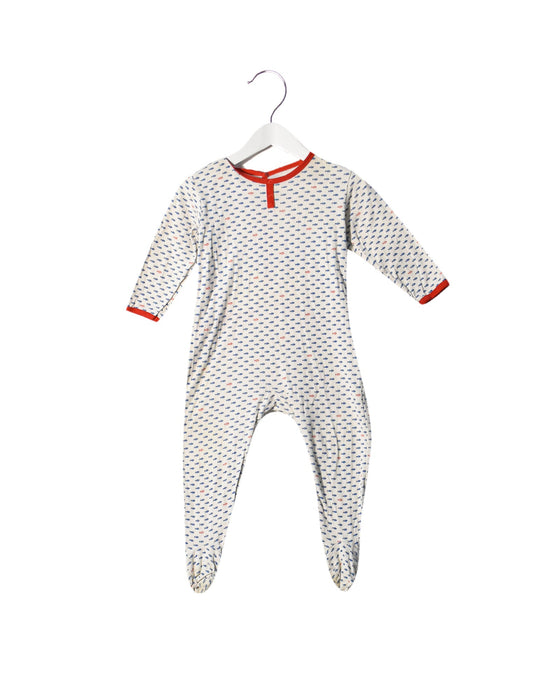 Petit Bateau Fishes Jumpsuit 2T