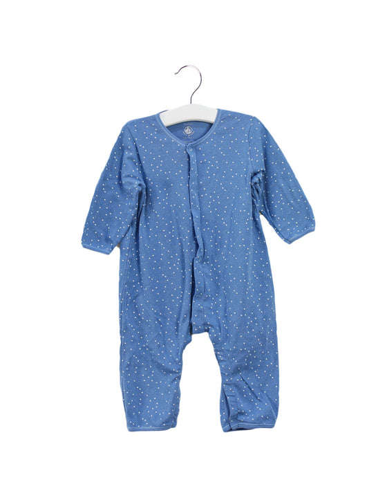 Petit Bateau Jumpsuit, Beanie, & Blanket 12M (Blanket: 80 x 80cm)