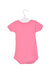 A Pink Short Sleeve Bodysuits from Petit Bateau in size 6-12M for girl. (Back View)