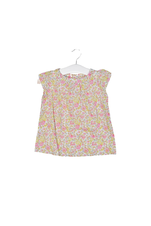 A Pink Sleeveless Tops from Bonpoint in size 4T for girl. (Front View)