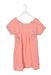 A Pink Short Sleeve Dresses from Chateau de Sable in size 8Y for girl. (Front View)