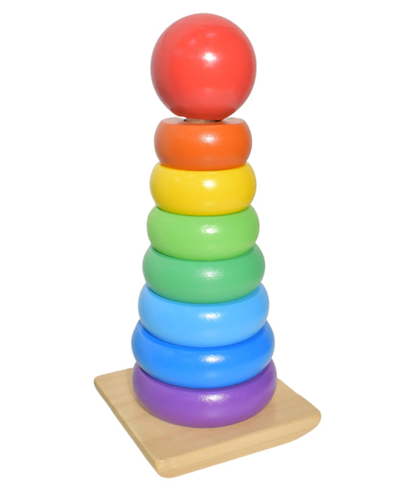 Melissa & Doug Rainbow Stacker Toy O/S